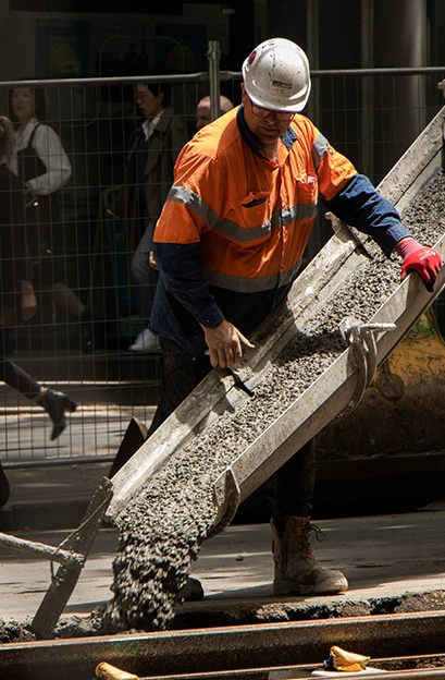 Precast concrete factory